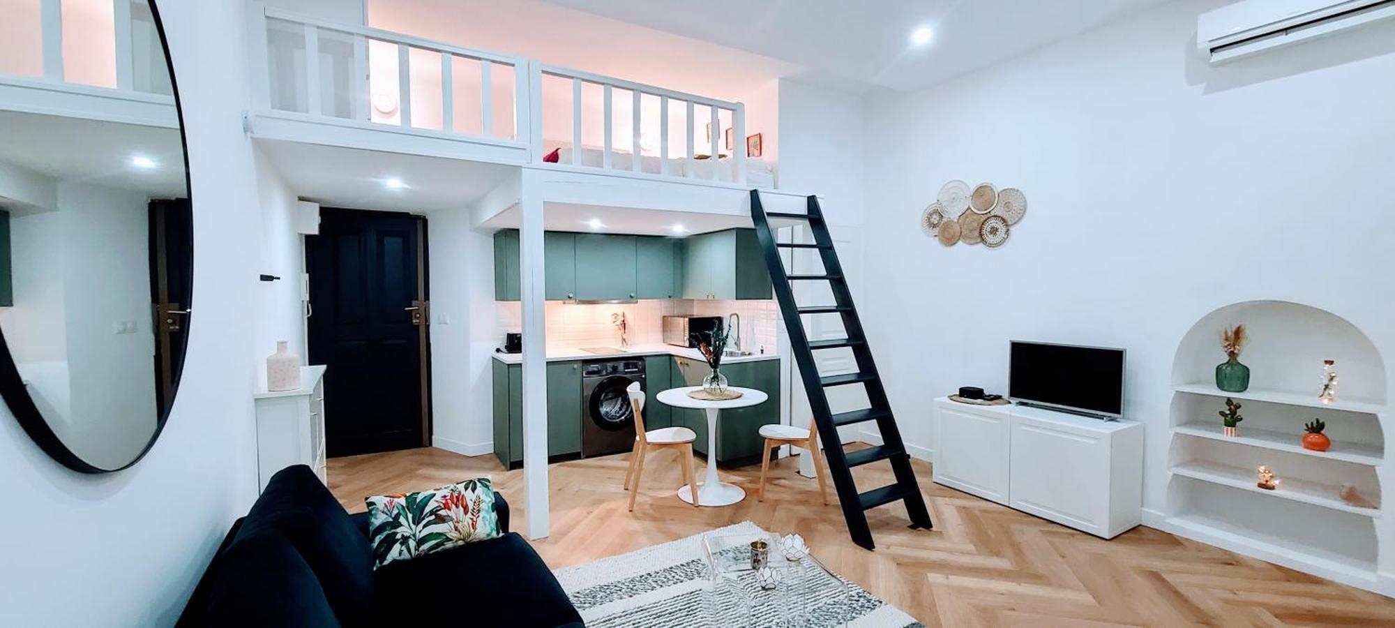 Studio Elegant 4 Couchages Front De Mer Clim Parking Privatif Wifi Nice Exterior photo